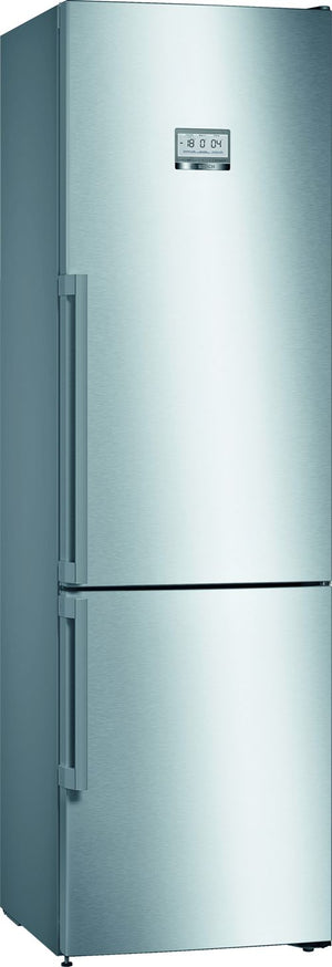 Frigorífico Combinado Bosch KGF39PIDP | 203x60x66 cm | 256 L | D | Aço inoxidável