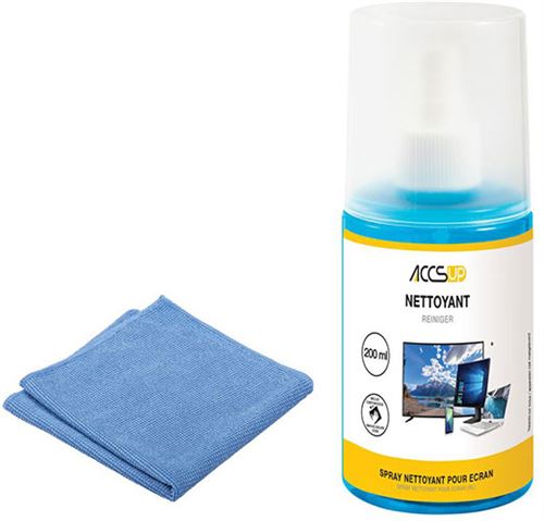 Kit Limpeza de Ecrãs  Accsup 200ml