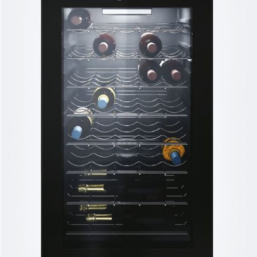 Cave de Vinho Candy CWC 150 EM/N | 84,5x49x55 cm | 41 Garrafas | G | Preto