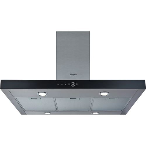 Exaustor para Ilha Whirlpool AKR 504 IX/1 | 100x60 cm | 713 m³/h | 69 dB | B | Aço inoxidável