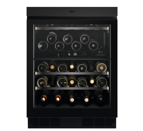 Cave de Vinho Encastrável AEG AWUD040B8B | 57,7x81,8x59,5 cm | 33 Garrafas | G