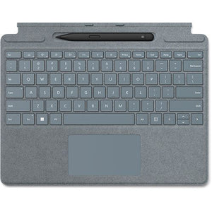 Capa Teclado Microsoft Surface Pro Signature + Caneta Surface Slim Pen 2 - Azul Gelo