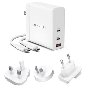 Carregador Targus 1x USB-A / 2x USB-C 140W Branco