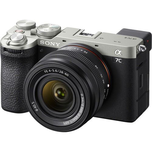 Máquina Fotográfica Mirrorless Sony Alpha a7C II - Prateado + FE 28-60mm f/4-5.6