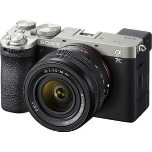Máquina Fotográfica Mirrorless Sony Alpha a7C II - Prateado + FE 28-60mm f/4-5.6