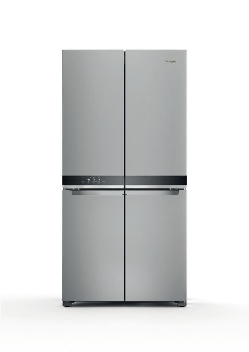 Frigorífico Americano Whirlpool WQ9 M2L | 187,6x90,8x71,6 cm | 389 L | E | Aço inoxidável