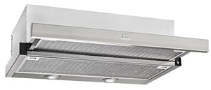 Exaustor Integrado Teka CNL3 2002 | 18,4x60x49 cm | 388 m³/h | 66 dB | E | Aço inoxidável