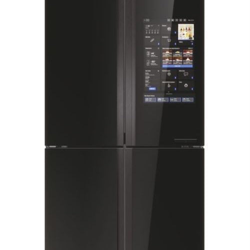 Frigorífico Americano Haier HCW9919FSGB | 190x90,5x69,7 cm | 386 L | F | Preto
