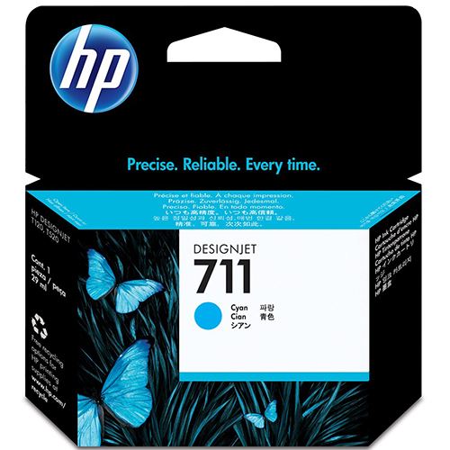 Tinteiro HP DesignJet 711 - Ciano - CZ130A