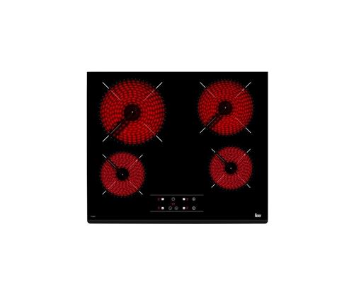 Placa de Vitrocerâmica Teka TT 6415 | Elétrica | 60 cm | 4 Zonas | Preto