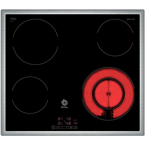 Placa de Vitrocerâmica Balay 3EB721XR | Elétrica | 58.3 cm | 4 Zonas | Preto