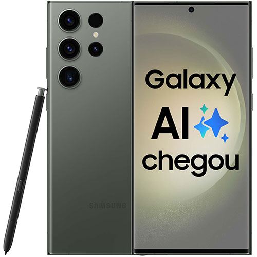 Samsung Galaxy S23 Ultra 5G 256GB - Verde - Recondicionado - REtech - Grade A