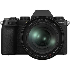Máquina Fotográfica Mirrorless Fujifilm X-S10 + XF 16-80mm f/4 R OIS WR