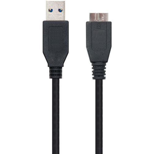 Cabo Ewent USB-A/M para Micro USB-B/M 1M - Preto