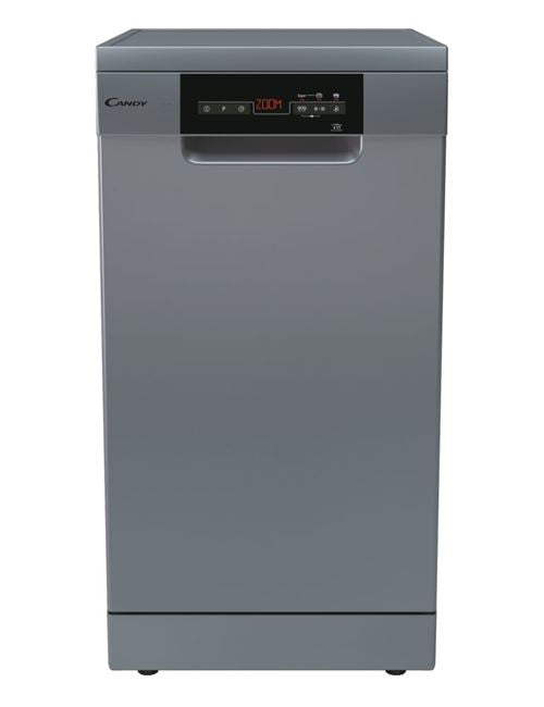Máquina de Lavar Loiça Candy CDPH 2D1145X | 11 talheres | 45 cm | E | Aço inoxidável