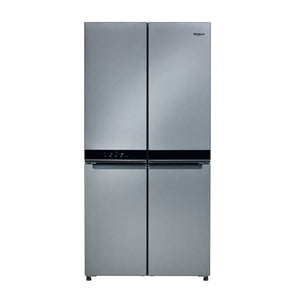 Frigorífico Americano Whirlpool WQ9 B1L | 187,4x90,9x69,8 cm | 388 L | F | Aço inoxidável