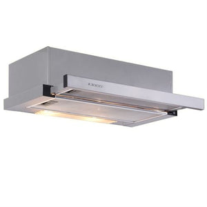 Exaustor Telescópico Jocel JEGACV60 | 17,6x60x28 cm | 330 m³/h | 65 dB | Aço inoxidável