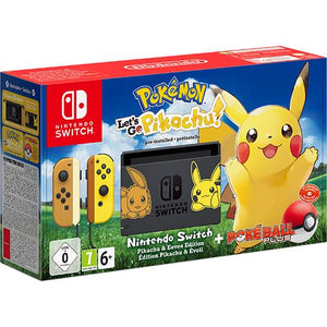 Consola Nintendo Switch Pokémon Let's Go, Pikachu  + Poké Ball Plus