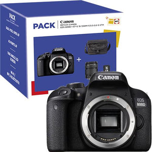 Máquina Fotográfica Reflex Canon EOS 800D + EF-S 18-135mm f/3.5-5.6 IS STM