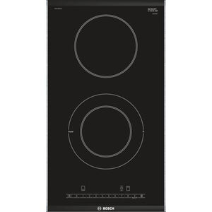 Placa de Vitrocerâmica Bosch Serie 6 PKF375FP1E | Elétrica | 30.6 cm | 2 Zonas | Preto