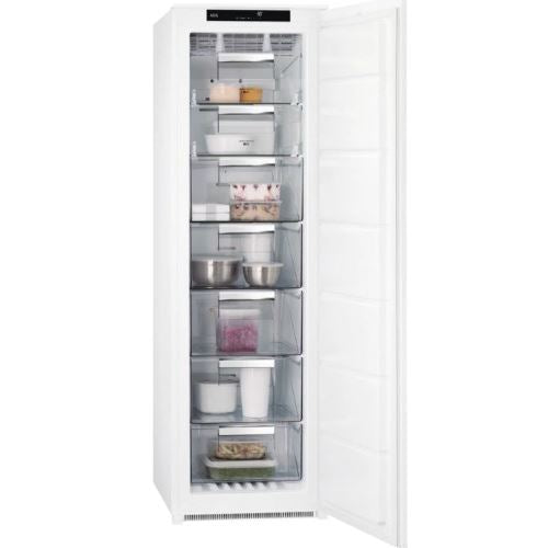 Arca Congeladora Vertical Encastrável AEG ABE818F6NS | 177,2x54x54,9 cm | 204 L | F | Branco