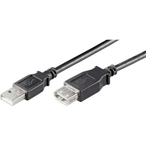 Cabo Ewent USB 2.0 - Preto - 1.8m