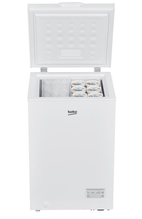 Arca Congeladora Horizontal Beko CF100WN | 84,5x54,5x54,5 cm | 98 L | F | Branco