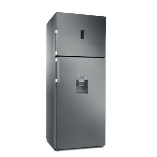 Frigorífico com Congelador Whirlpool WT70E 831 X AQUA | 180x70x72,5 cm | 313 L | F | Aço inoxidável