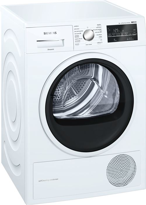 Máquina de Secar Siemens WT47G439EE | 9 Kg | Condensação | A++ | Branco