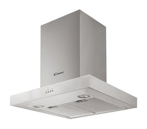 Exaustor de Parede Candy Décor CMB655X | 54,8x60x50 cm | 620 m³/h | 67 dB | C | Aço inoxidável