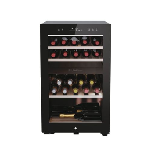 Cave de Vinho Haier HWS42GDAU1 | 82x49,7x58,5 cm | 42 Garrafas | G | Preto