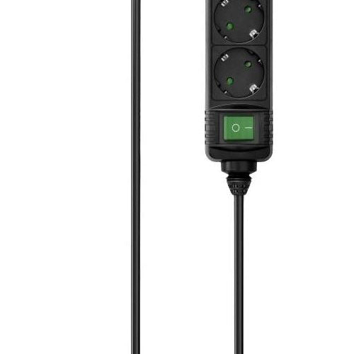 Extensão Elétrica Hama 3 Tomadas 3m (223005) Preto