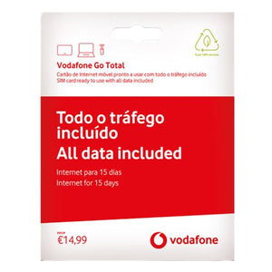 Cartão SIM Vodafone Go Total