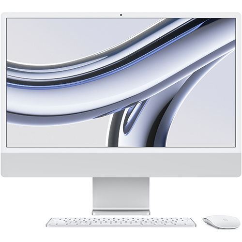 iMac | 24'' | 2023 | M3 | 512GB SSD | GPU 10-Core - Prateado