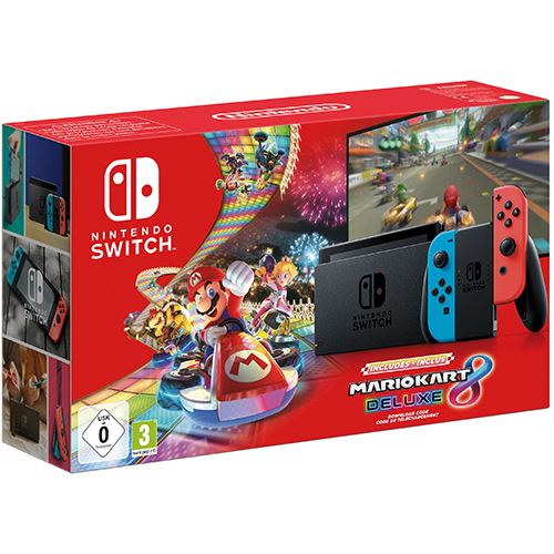 Consola Nintendo Switch Neon + Mario Kart 8 Deluxe