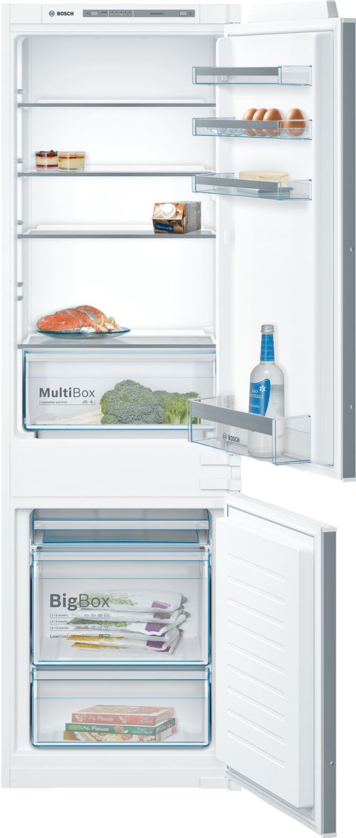 Frigorífico Combinado Encastrável Bosch KIV86VSF0 | 177,2x54,1x54,5 cm | 192 L | F | Branco