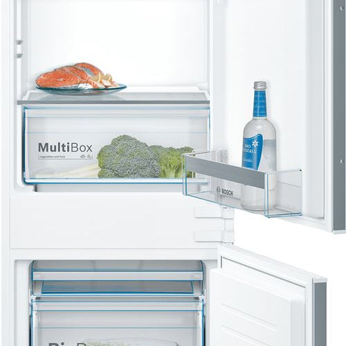 Frigorífico Combinado Encastrável Bosch KIV86VSF0 | 177,2x54,1x54,5 cm | 192 L | F | Branco