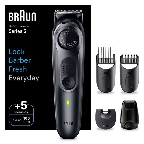 Aparador de Barba Braun All-in-One Trimmer Serie 5 BT5420 - Preto