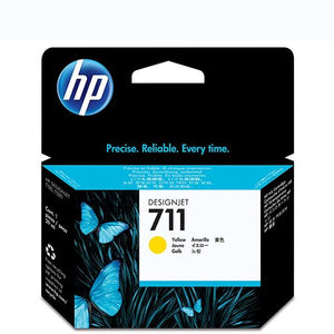 Tinteiro HP DesignJet 711 - Amarelo - CZ132A