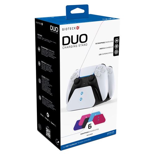 Carregador Duplo 6 Cores - PS5