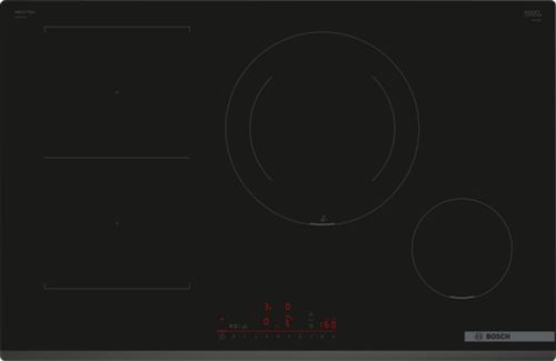 Placa de Indução Bosch Serie 6 PVS831HC1E | Elétrica | 80.2 cm | 4 Zonas | Preto