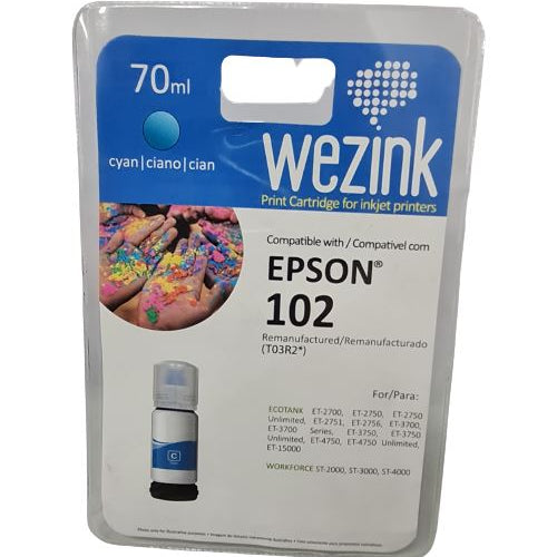 Recarga de Tinta Wezink 102 Cyan