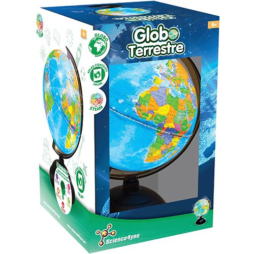 Globo Terrestre Discovery Antigo 30 Cm Com Luz Tecnodidattica - Kits e