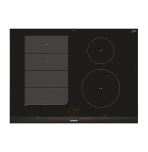Placa de Indução Siemens EX775LEC1E | Elétrica | 71 cm | 4 Zonas | Preto