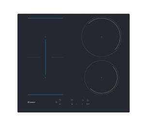 Placa de Indução Candy CTP643C/4U | Elétrica | 59 cm | 4 Zonas | Preto