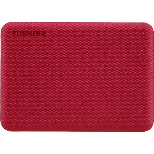 Disco Externo Toshiba Canvio Advance - 4TB - 2,5'' - Vermelho