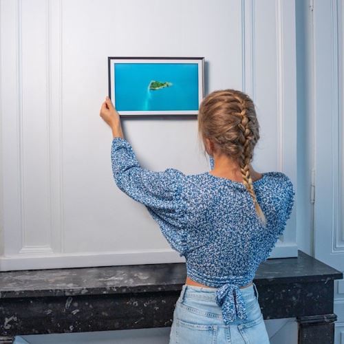 Moldura Digital Agfa Realiview 17" HD Wi-Fi 32GB - Preto