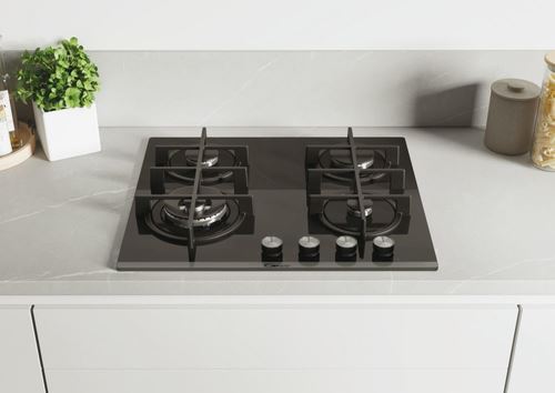 Placa a Gás Candy ESSENZA CVG6BF4WEB | 59.5 cm | 4 Zonas | Preto