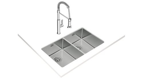 Lava-Loiça Teka Be Linea RS15 2C 740 | 2 Cubas | Aço inoxidável