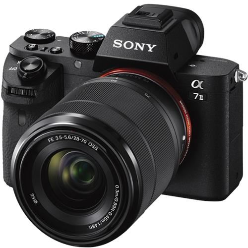 Máquina Fotográfica Mirrorless Sony Alpha a7 Mark II + SEL-2870 FE 28-70 mm f/3.5-5.6 OSS + FE 50mm f/1.8 + Bateria Extra NP-FW50